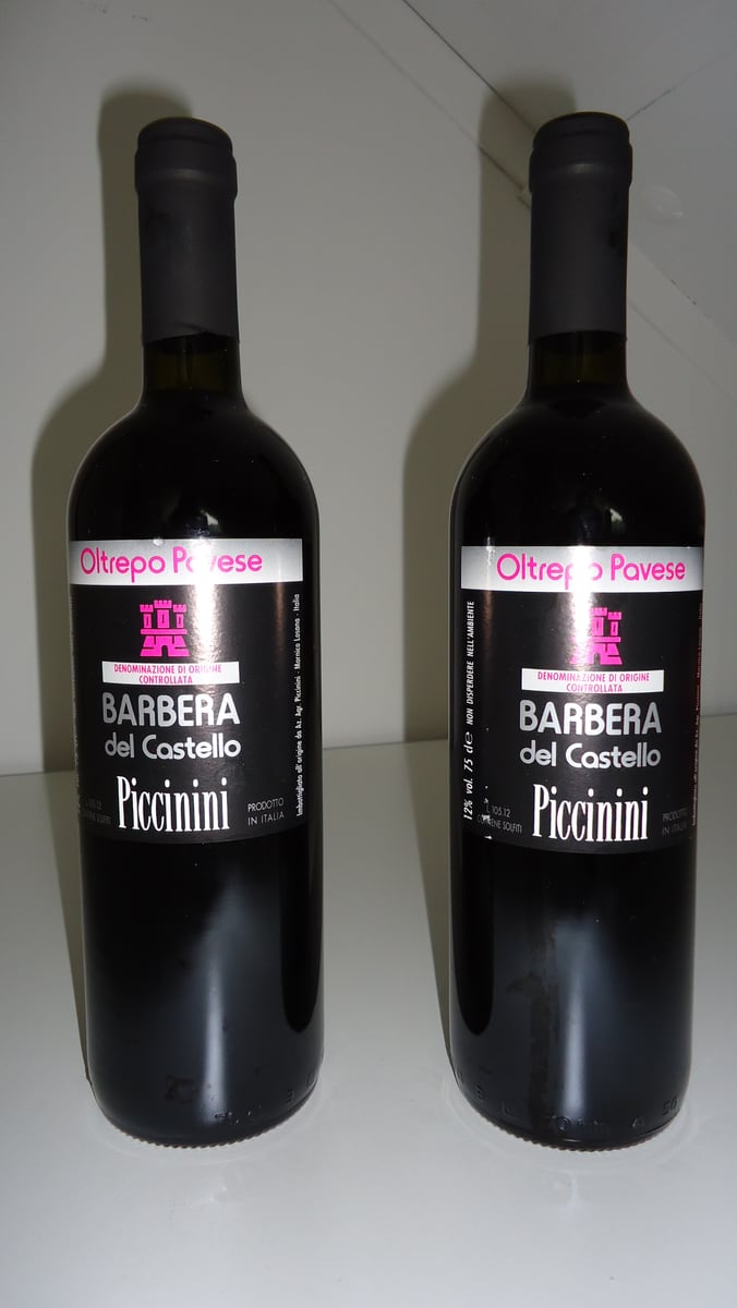 Piccinini Barbera — Barbera dell’Oltrepò Pavese